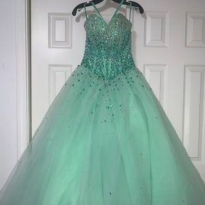 Mint Green Prom Dress